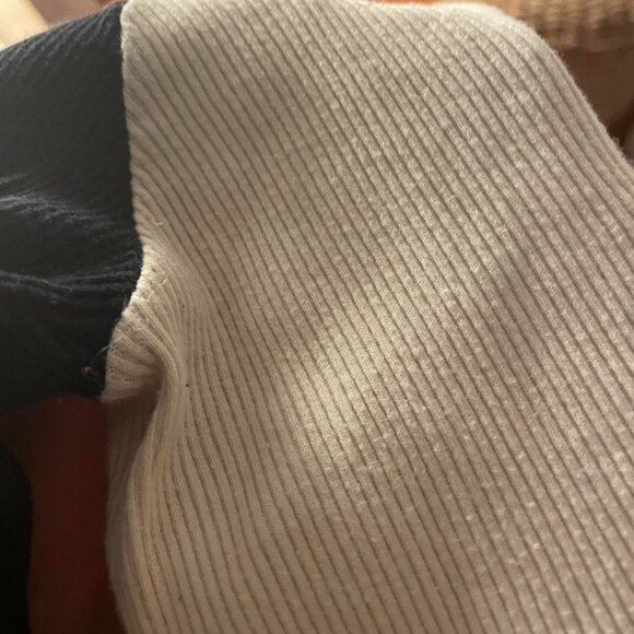 Women's White and Black Shirt - Picture 3 of 3